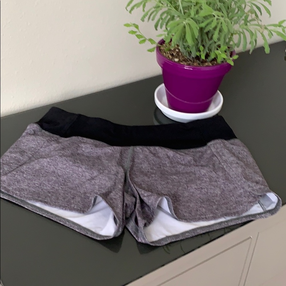 Lululemon heather gray shorts